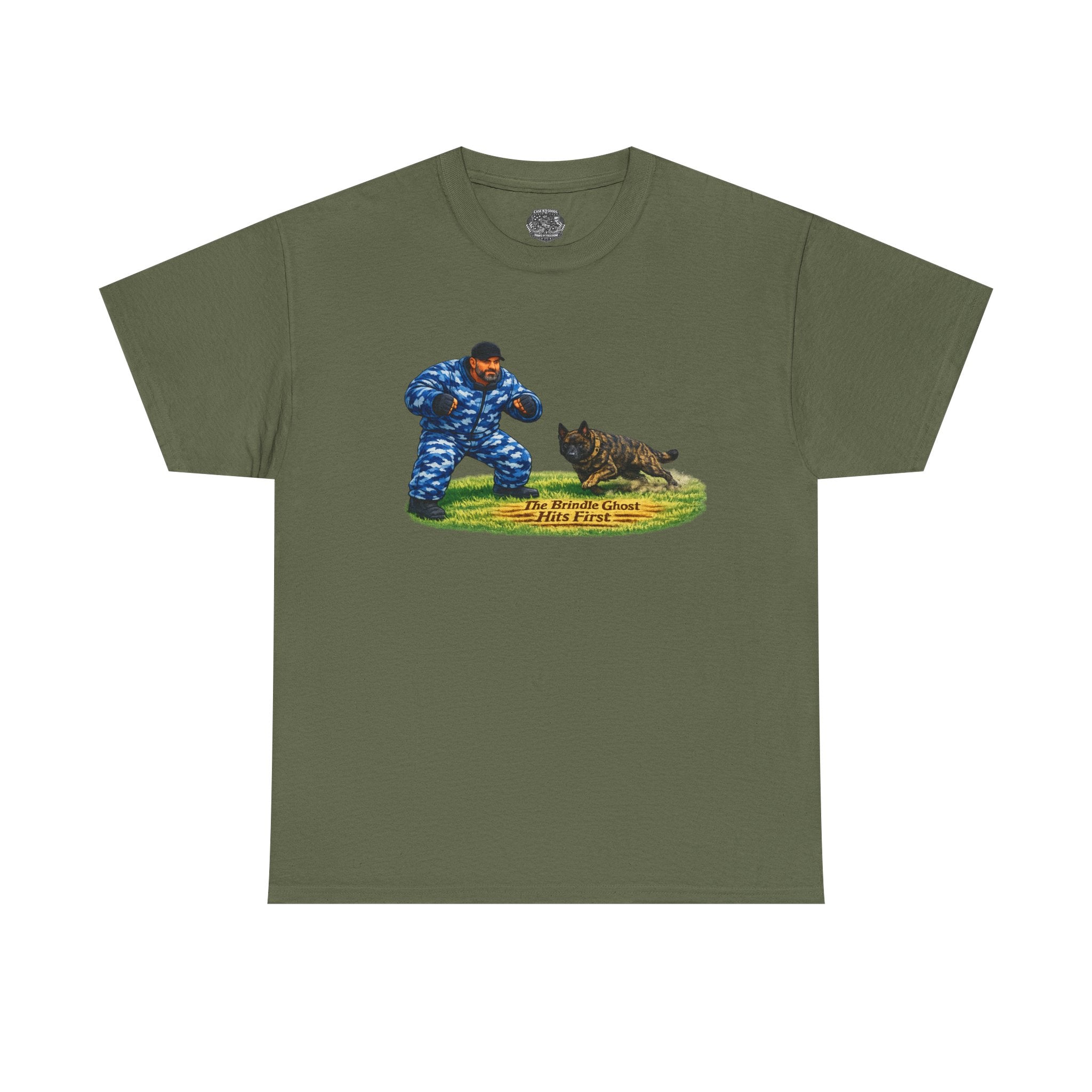 Cotton T-Shirt — Police K9 Training Dog Dutch Shepherd