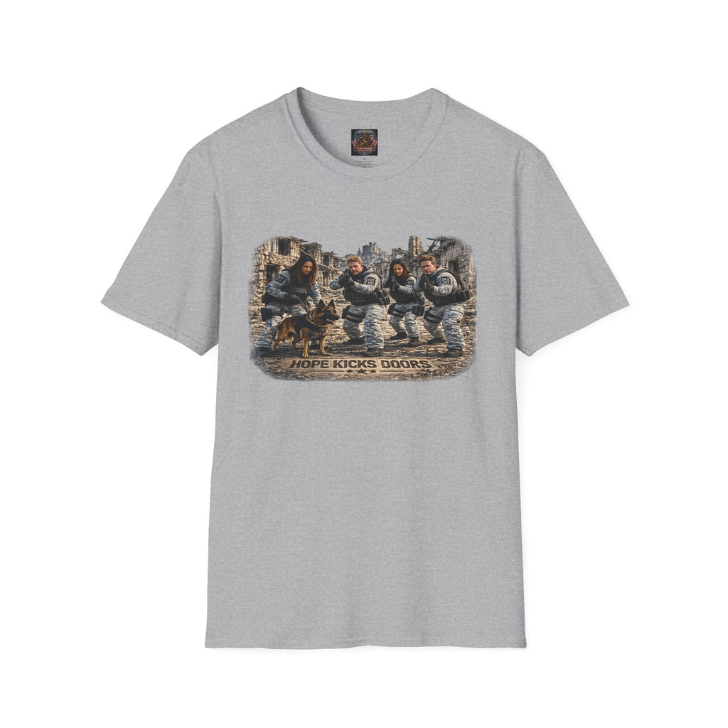 Military K-9 Team T-Shirt — Soldiers & Working Dog Squad Design