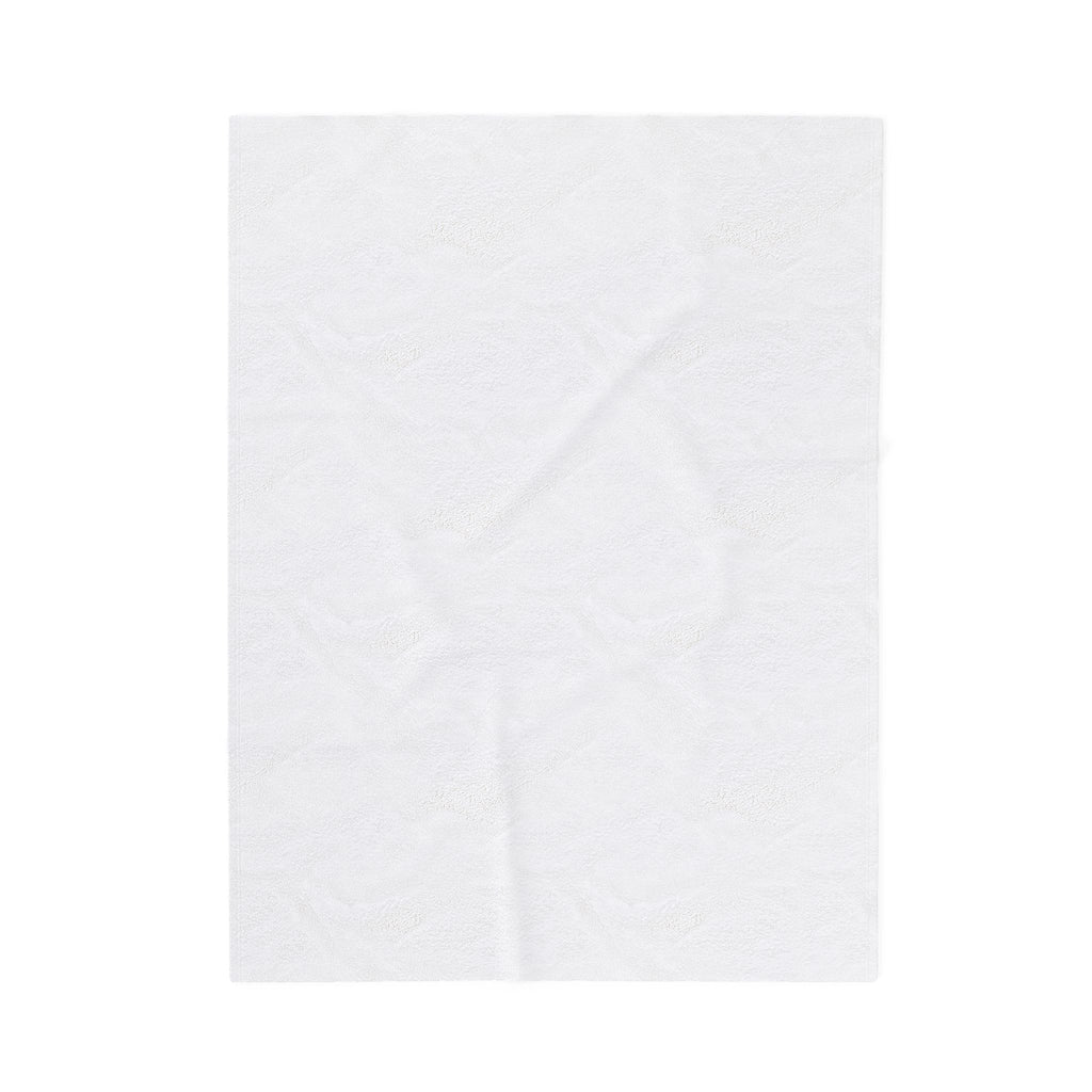 Velveteen Plush Blanket — "The Brindle Ghost Hits First" Graphic Throw