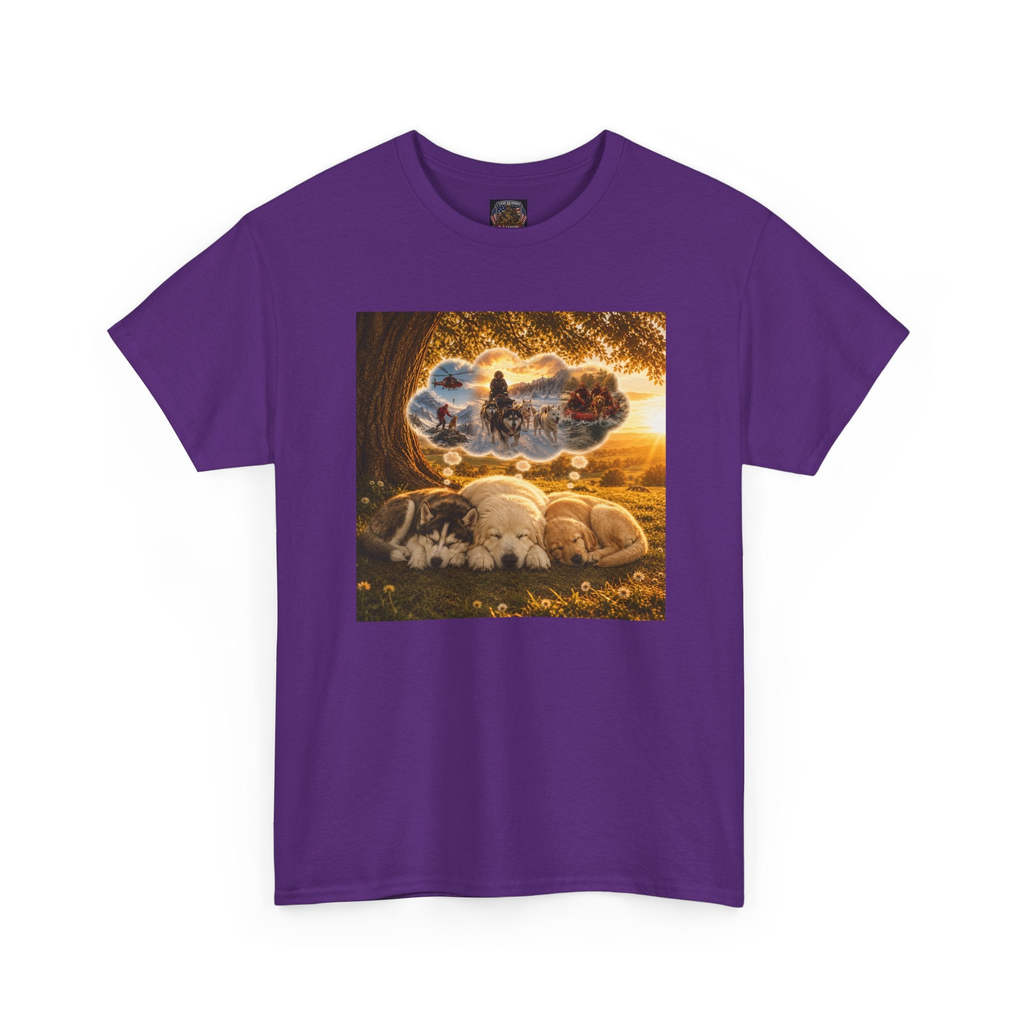 Puppy Dreaming Under an Oak T-Shirt – Cozy Big Dreamers Tee