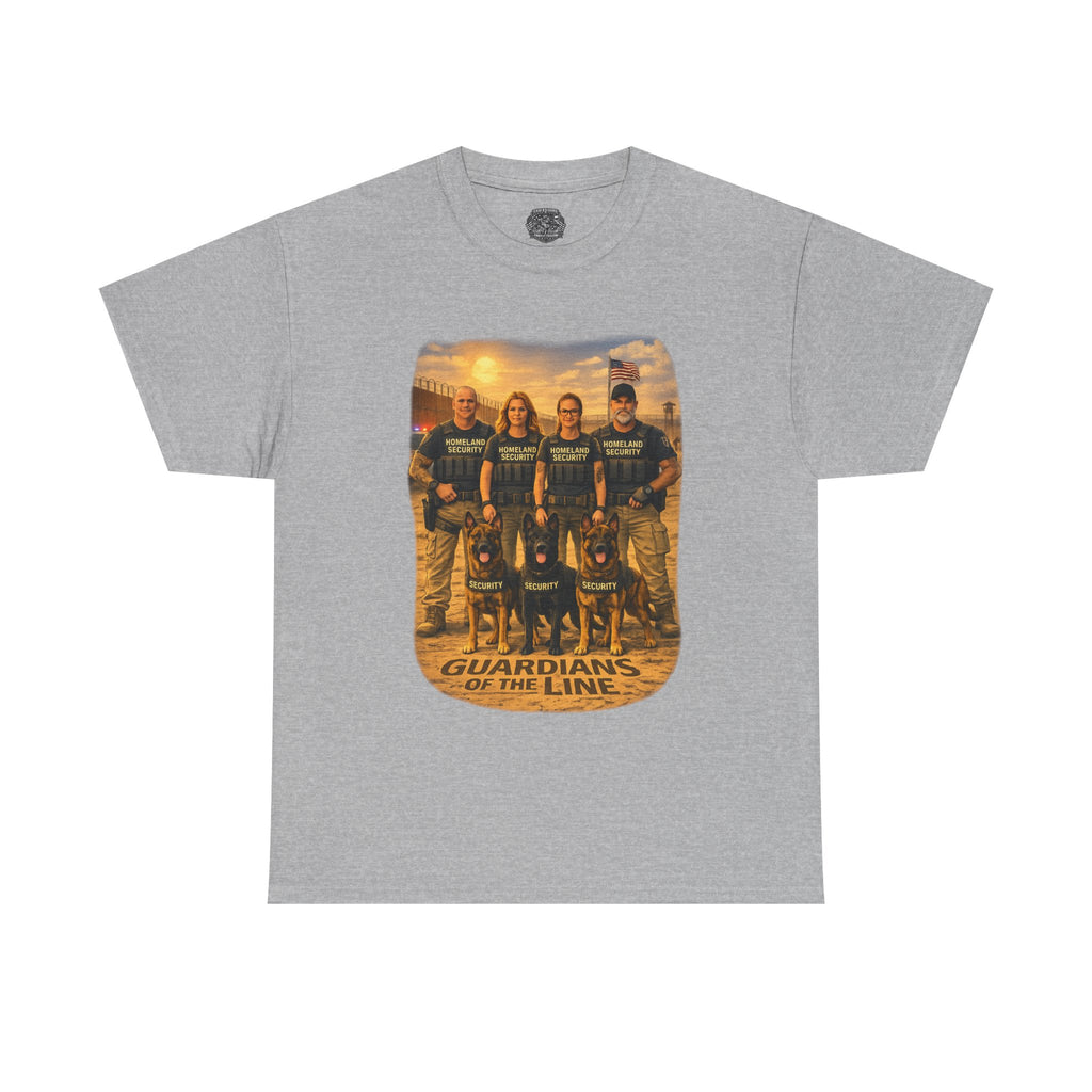Guardians of the Line Tee – Vintage Military Tribute Graphic T-Shirt
