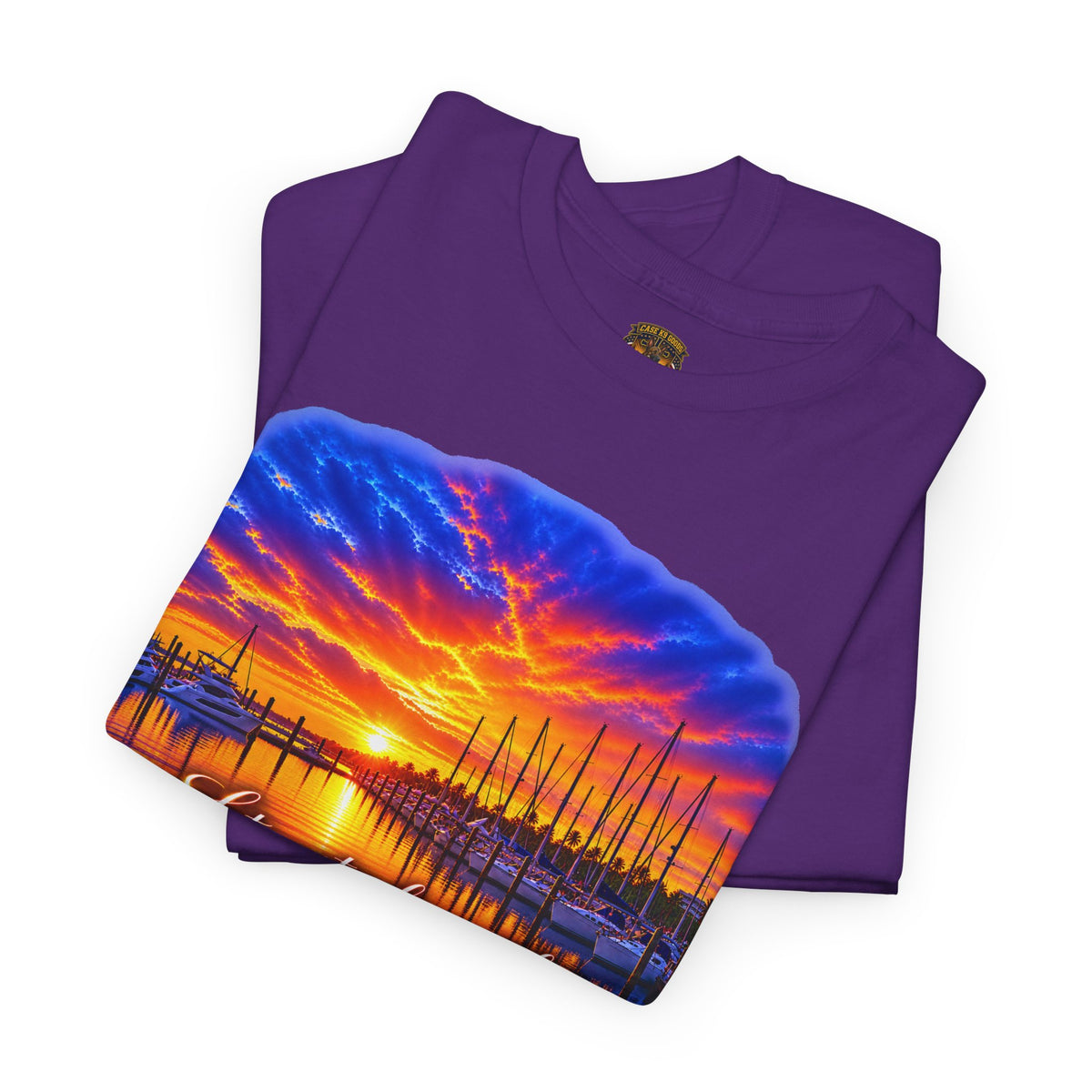 Sunset Harbor Inspirational Quote T-Shirt