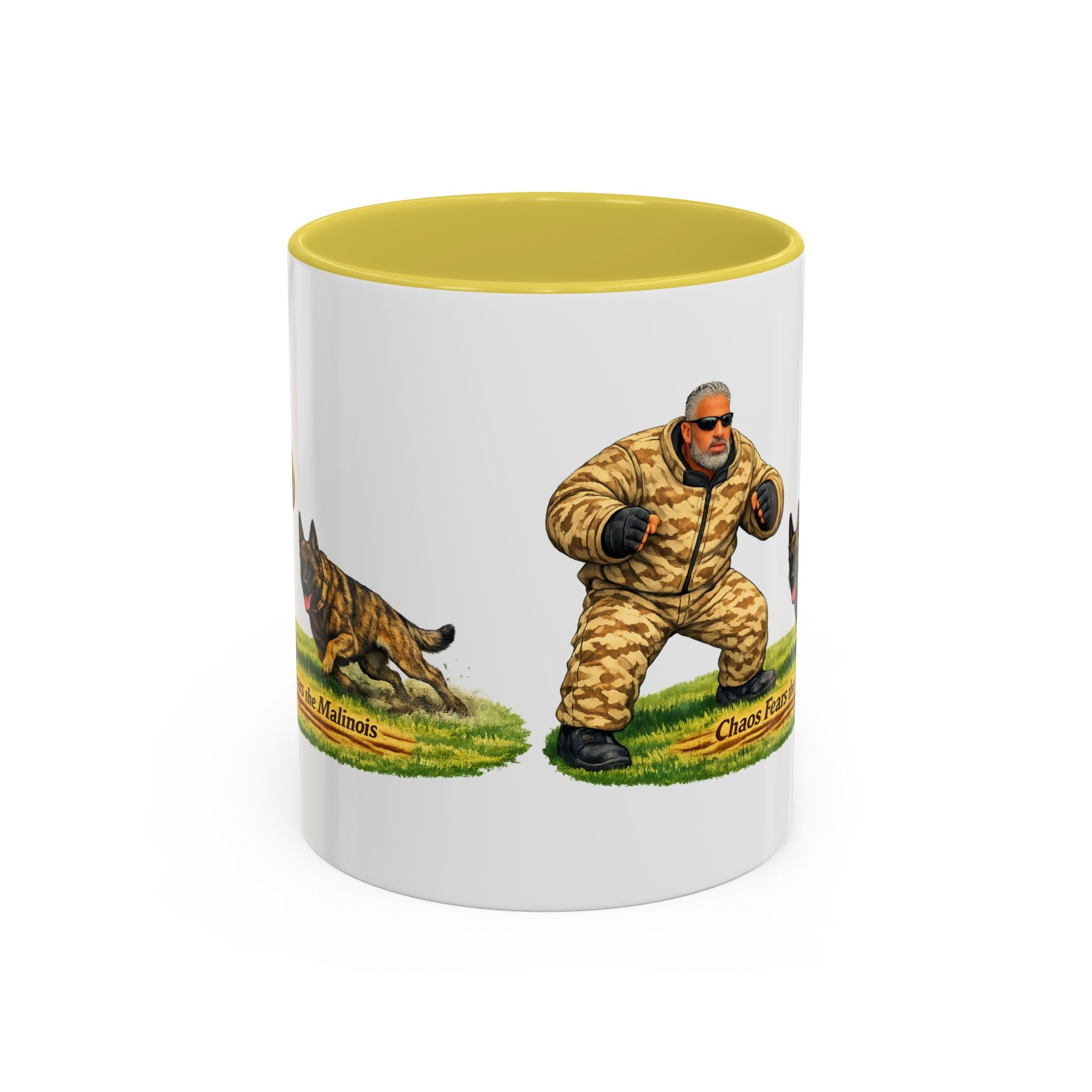Belgian Malinois Coffee Mug — "Nothing Fears the Malinois" Dog Lover Gift (11oz/15oz)