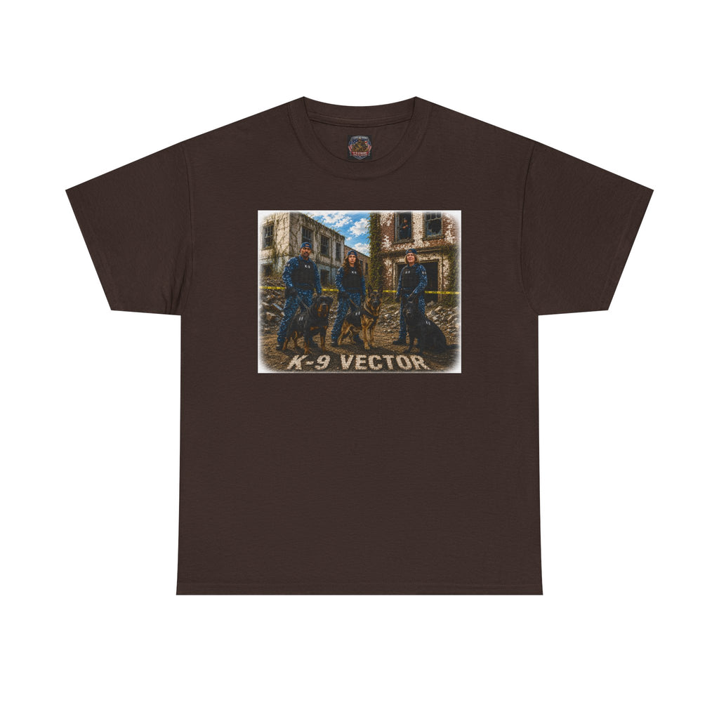 K-9 Vector Police training K-9 Dog Tee — Tactical K9 Handler Shirt