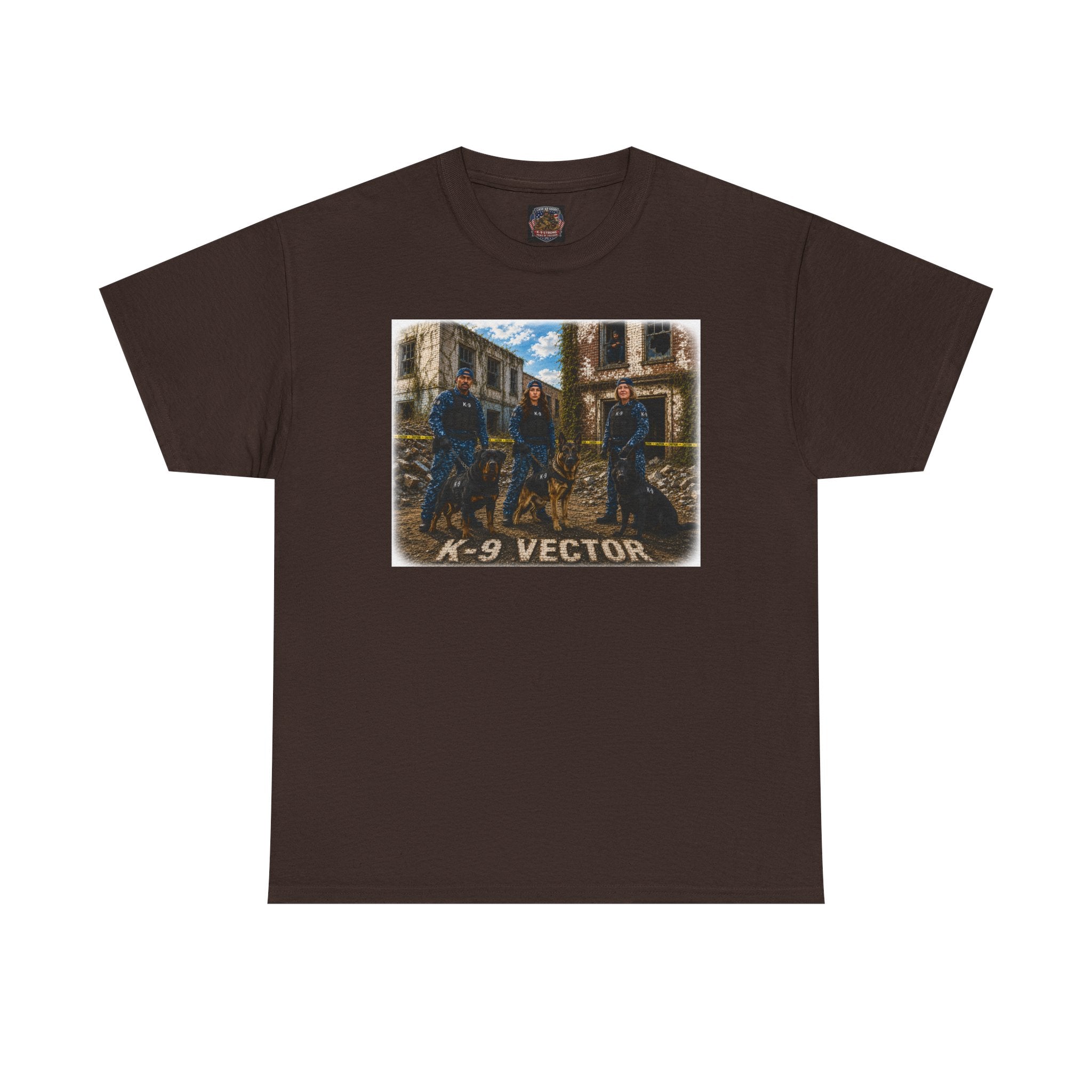 K-9 Vector Police training K-9 Dog Tee — Tactical K9 Handler Shirt