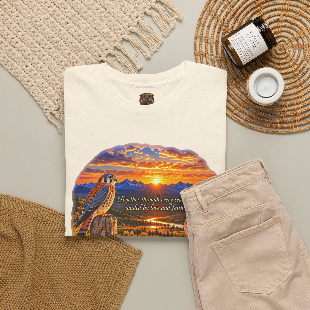 Sunset Mountain Eagle Wildlife T-Shirt