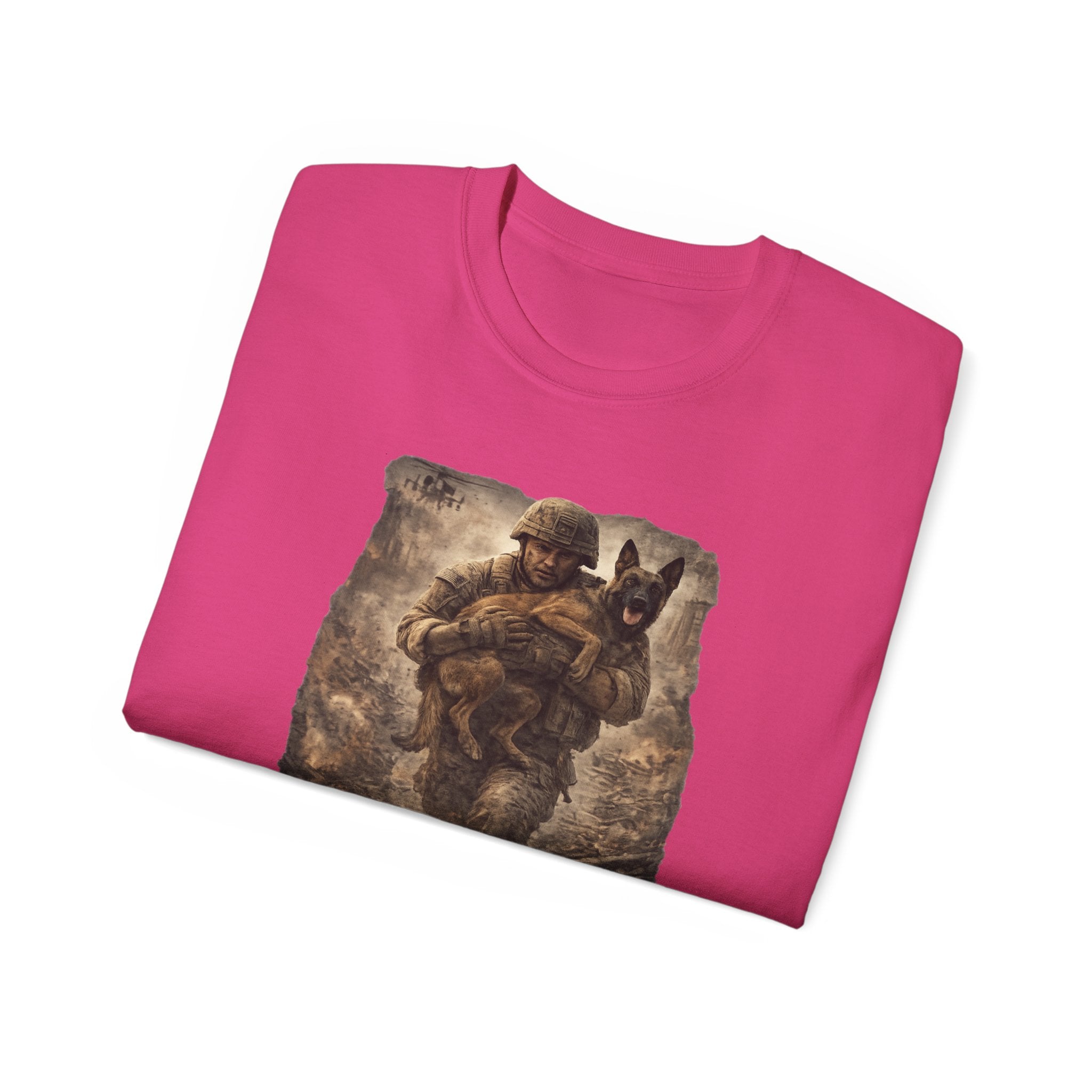 American Grit American Strong T-Shirt — Patriotic Military K9 Tee