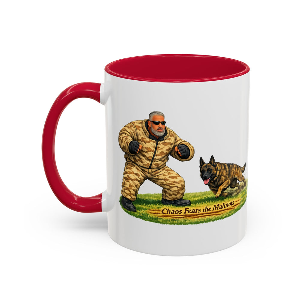 Belgian Malinois Coffee Mug — "Nothing Fears the Malinois" Dog Lover Gift (11oz/15oz)