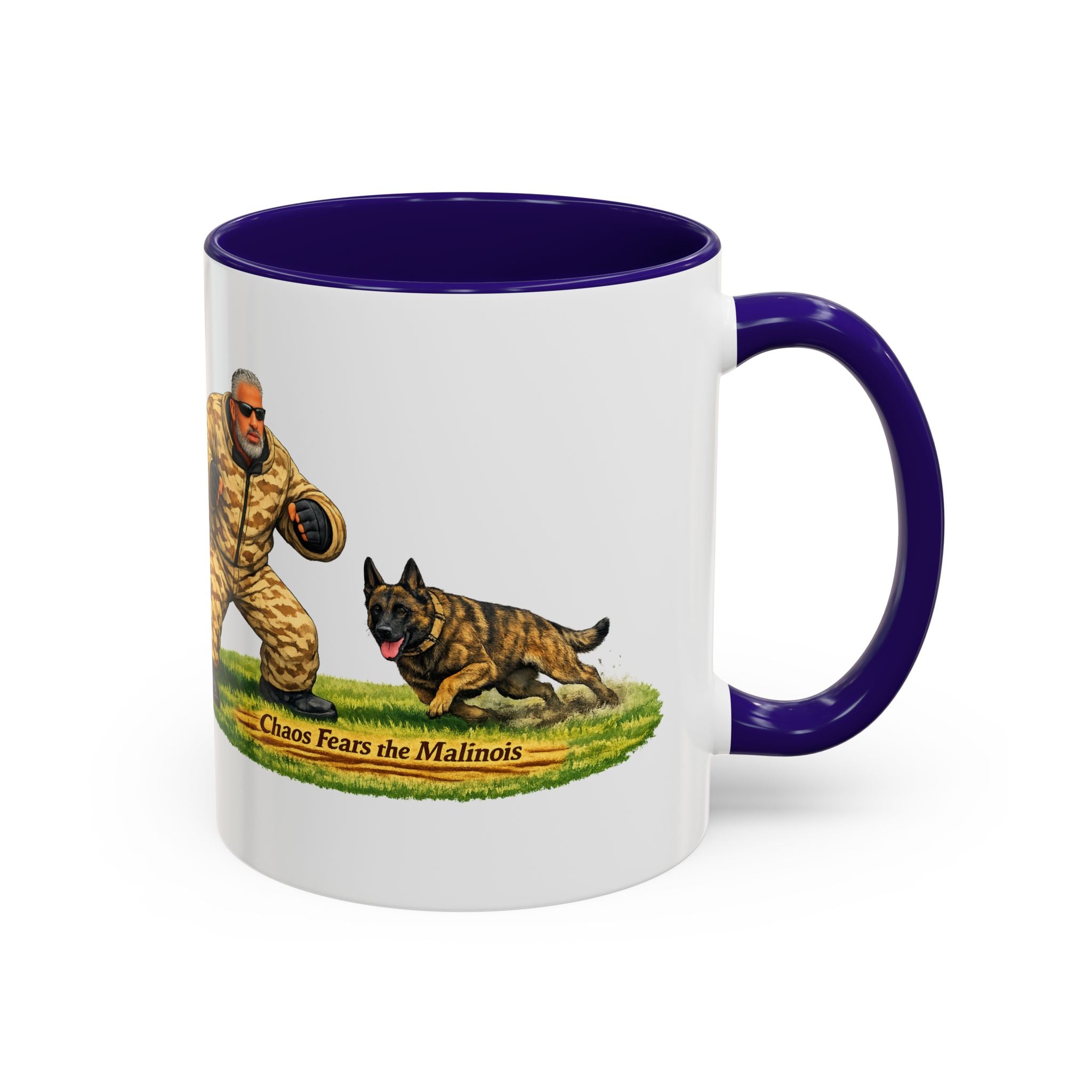 Belgian Malinois Coffee Mug — "Nothing Fears the Malinois" Dog Lover Gift (11oz/15oz)