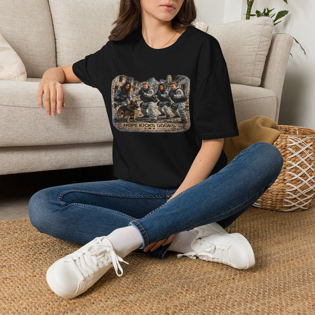 Military K-9 Team T-Shirt — Soldiers & Working Dog Squad Design