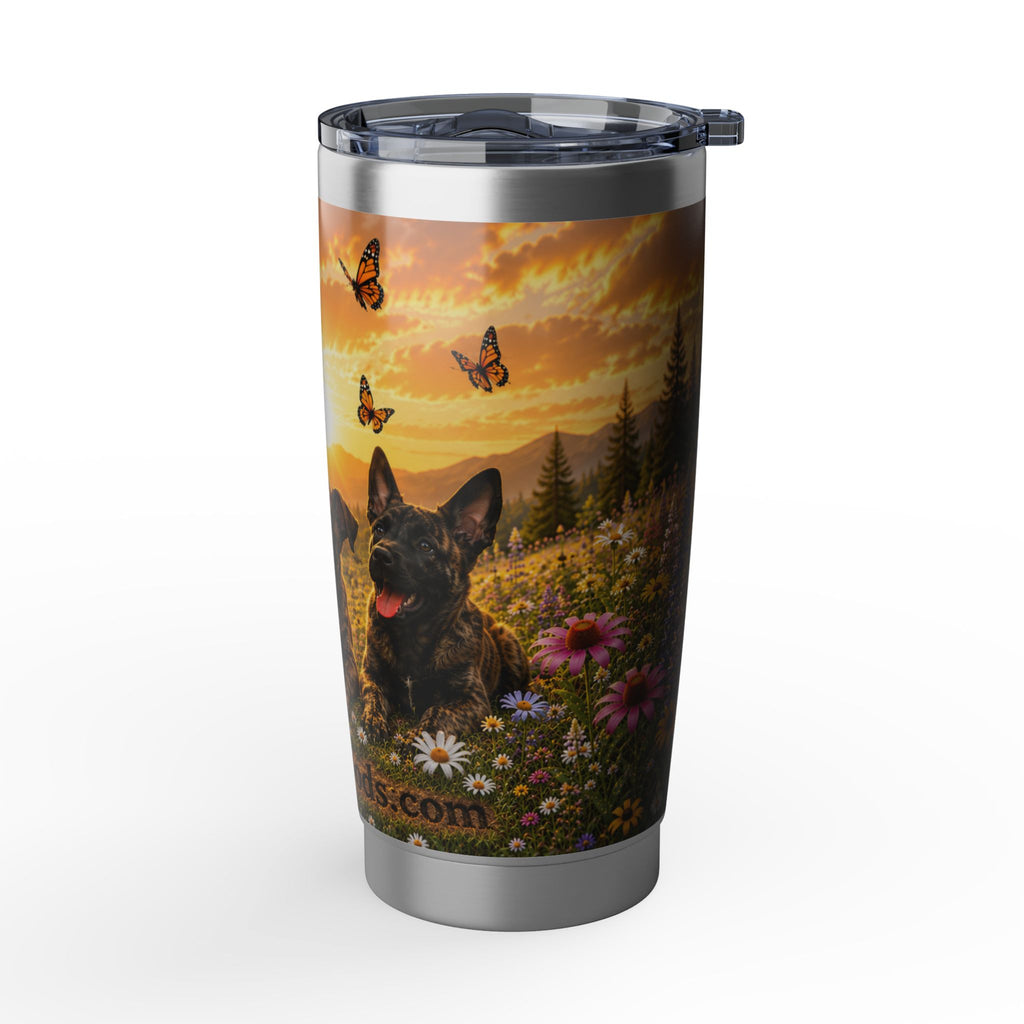 Dutch Shepherd Puppy Meadow Vagabond 20oz Tumbler