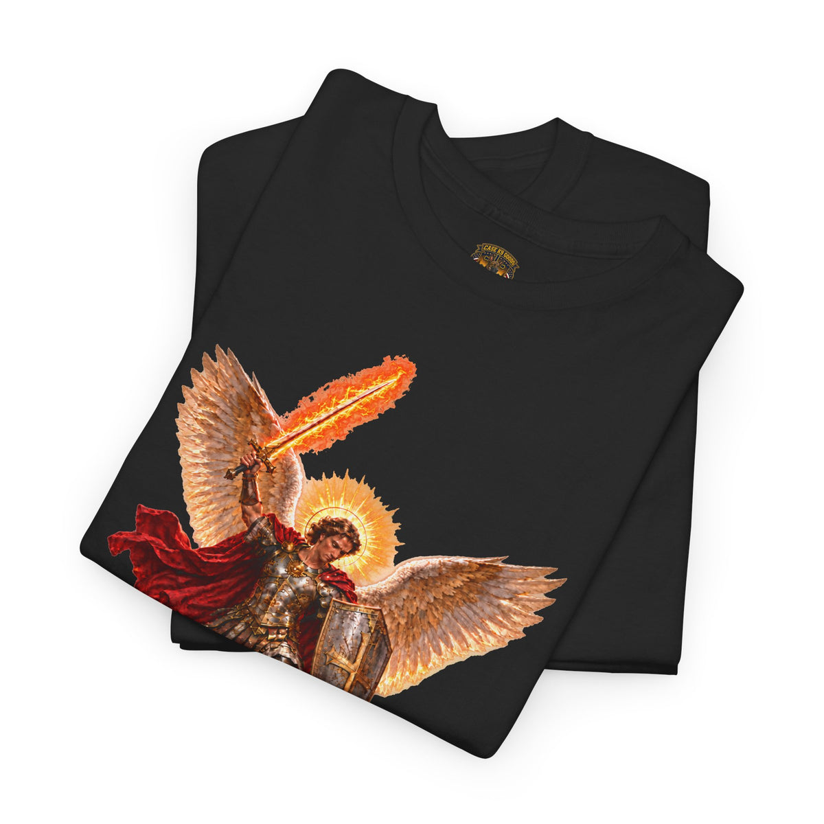 Archangel Michael T-Shirt — Saint Michael Save Us in Battle Graphic Tee