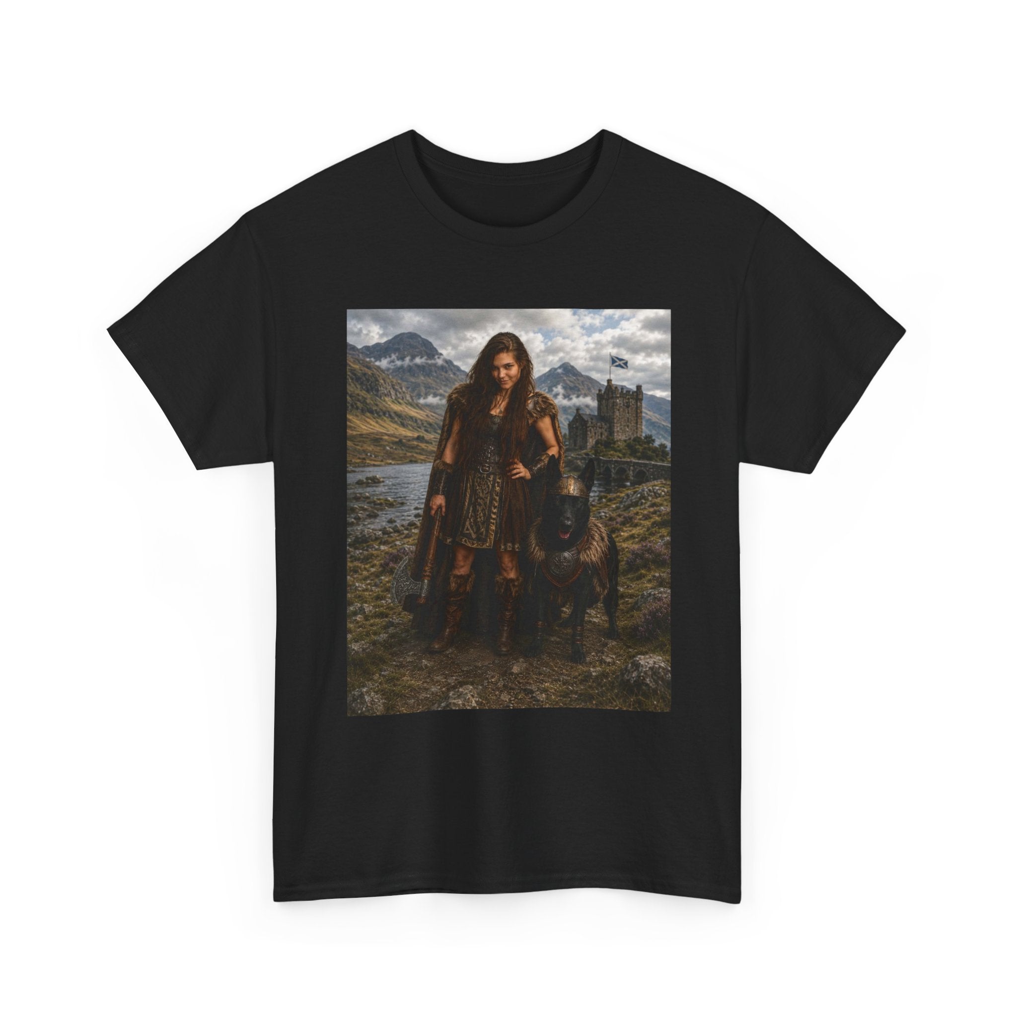 Viking Warrior Illustration T-Shirt