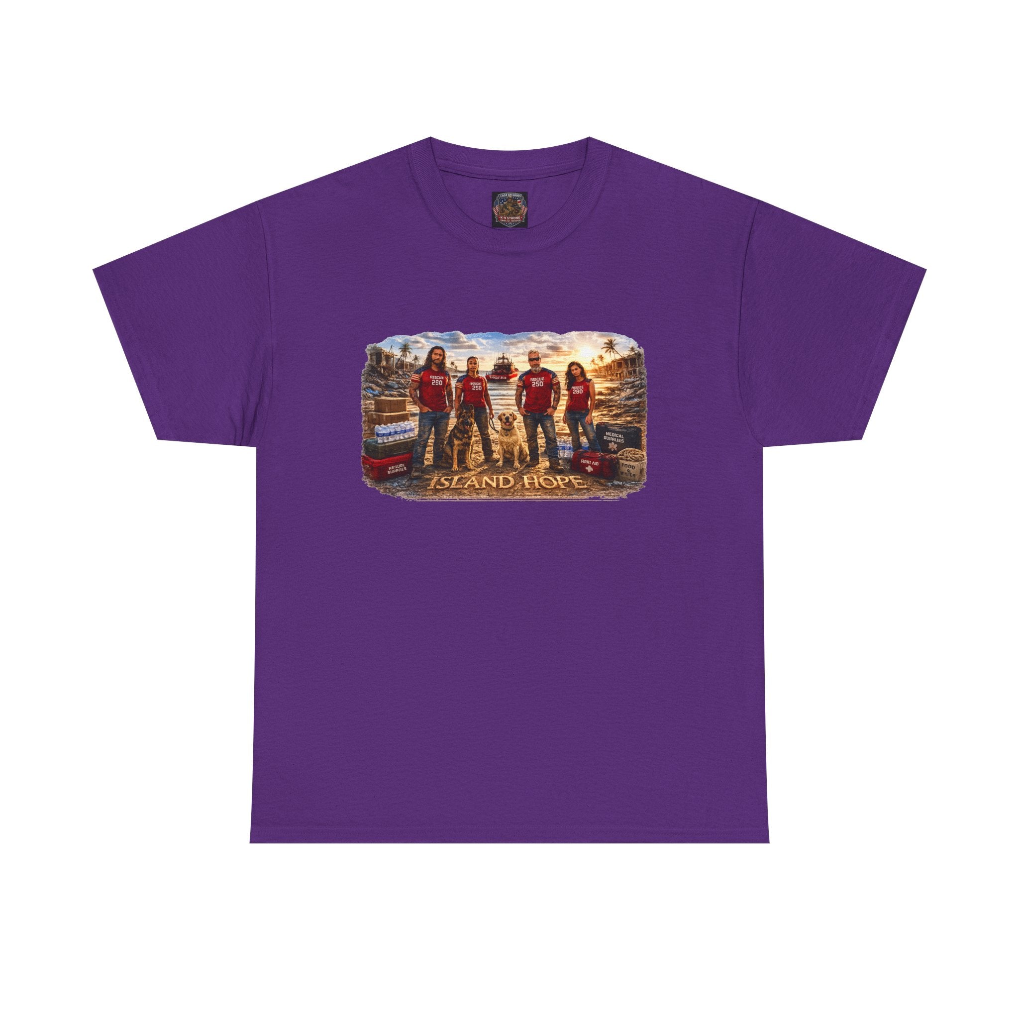 Island Seach and Rescue Team Tee — Vintage Graphic T‑Shirt
