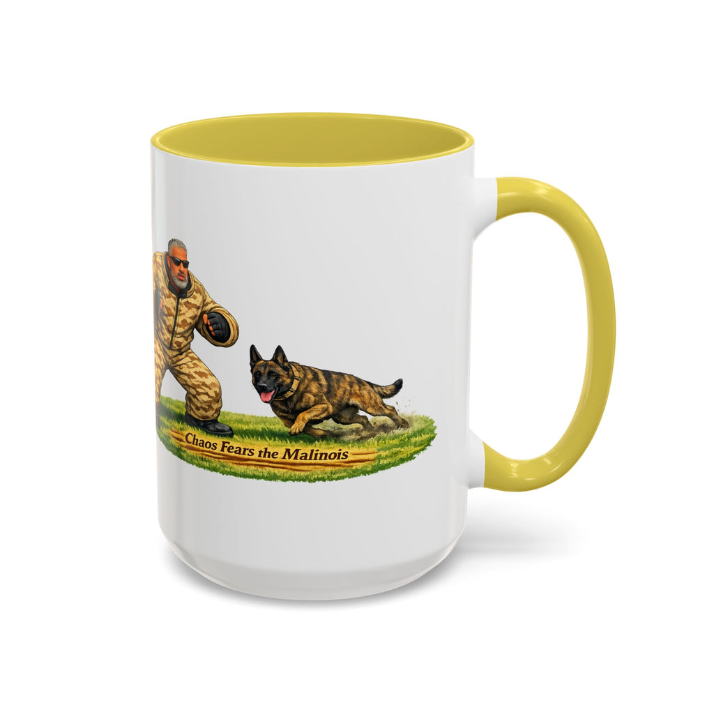 Belgian Malinois Coffee Mug — "Nothing Fears the Malinois" Dog Lover Gift (11oz/15oz)