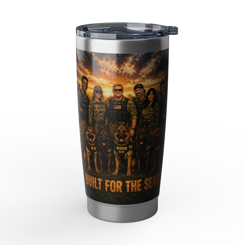 Search & Rescue K9 Tumbler — Veteran Dog Handler Travel Mug