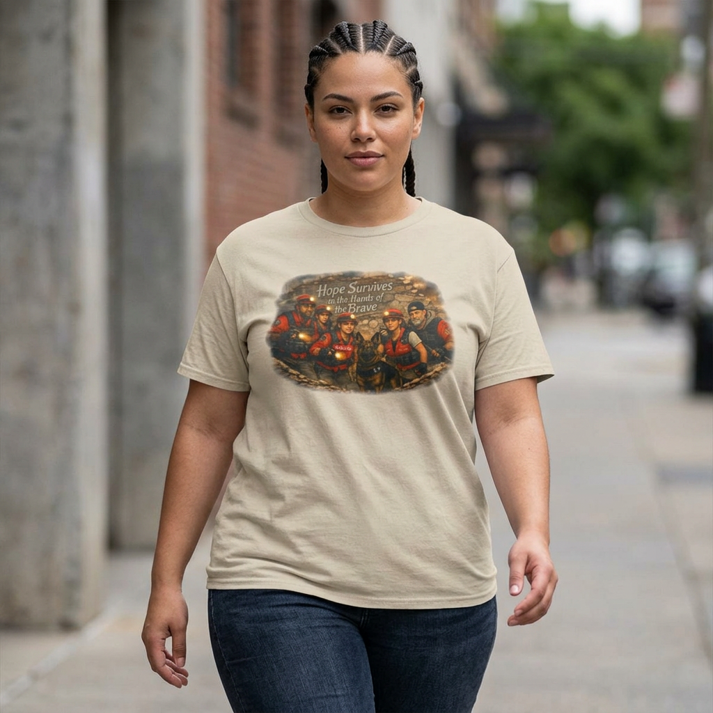 T-Shirt — Search Rescue teams Some Run to Danger Graphic
