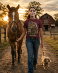 Military K9 Tribute T-Shirt — 'Silent Strength' Veteran & Service Dog Tee