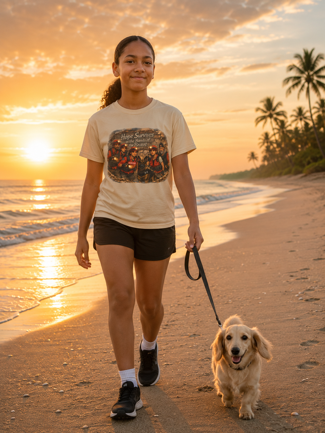 T-Shirt — Search Rescue teams Some Run to Danger Graphic