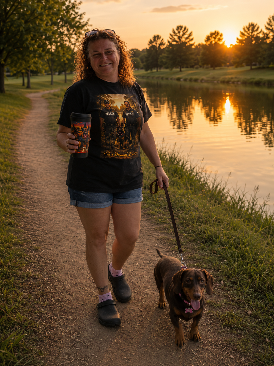 Rescue K-9 Team T-Shirt — Firefighter Search & Rescue Tribute