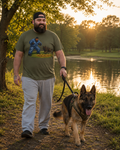 Cotton T-Shirt — Police K9 Training Dog Dutch Shepherd