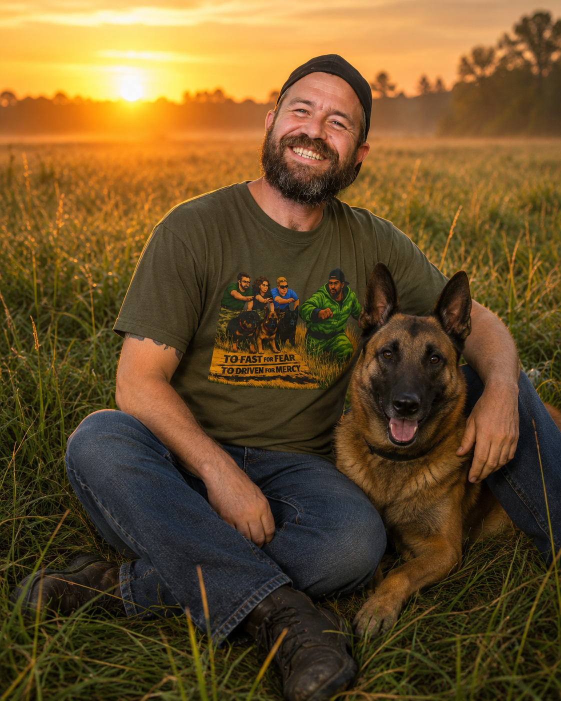 Cotton T‑Shirt — "K9 Training Day Work of a Decoy"