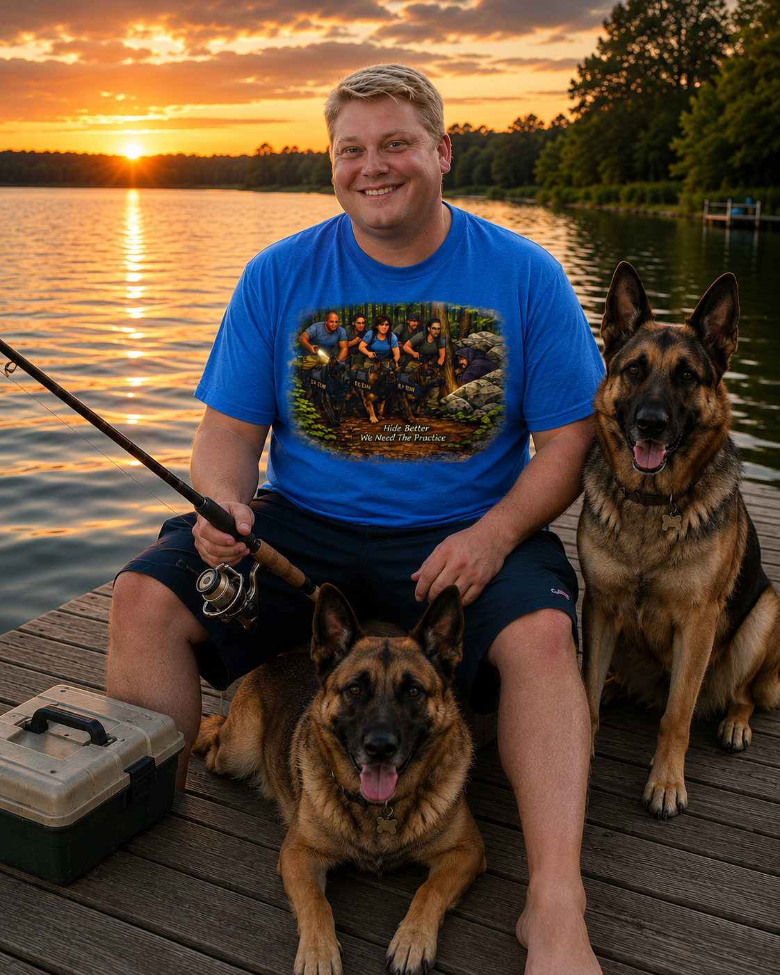 Vintage Decoy Crew T‑Shirt — Working Dog Decoy Graphic Tee