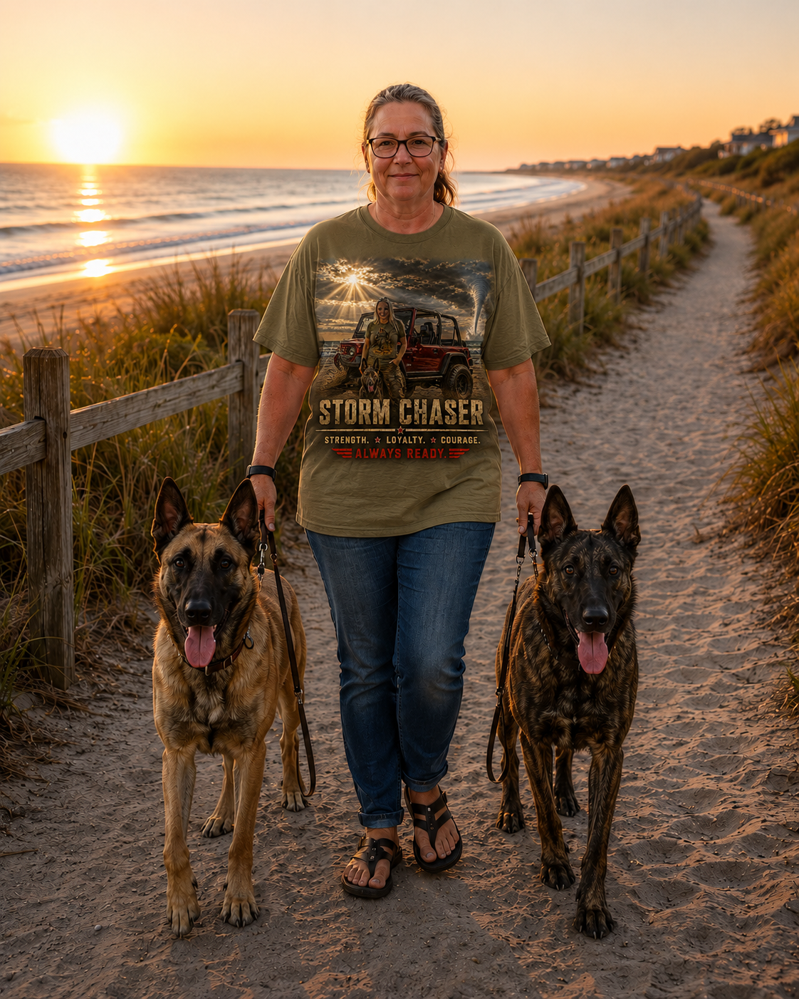 Women Storm Chaser Tee — Jeep & Storm Chaser Graphic T-Shirt