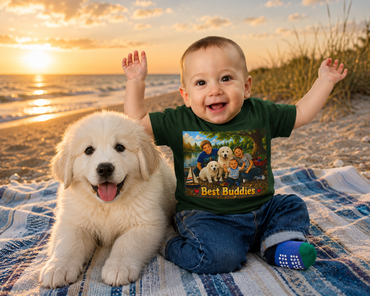 Kids "Best Buddies" Dog T-Shirt