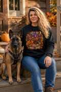 Halloween Malinois K9 Dog 'Full of Boos & Barks' Sweatshirt