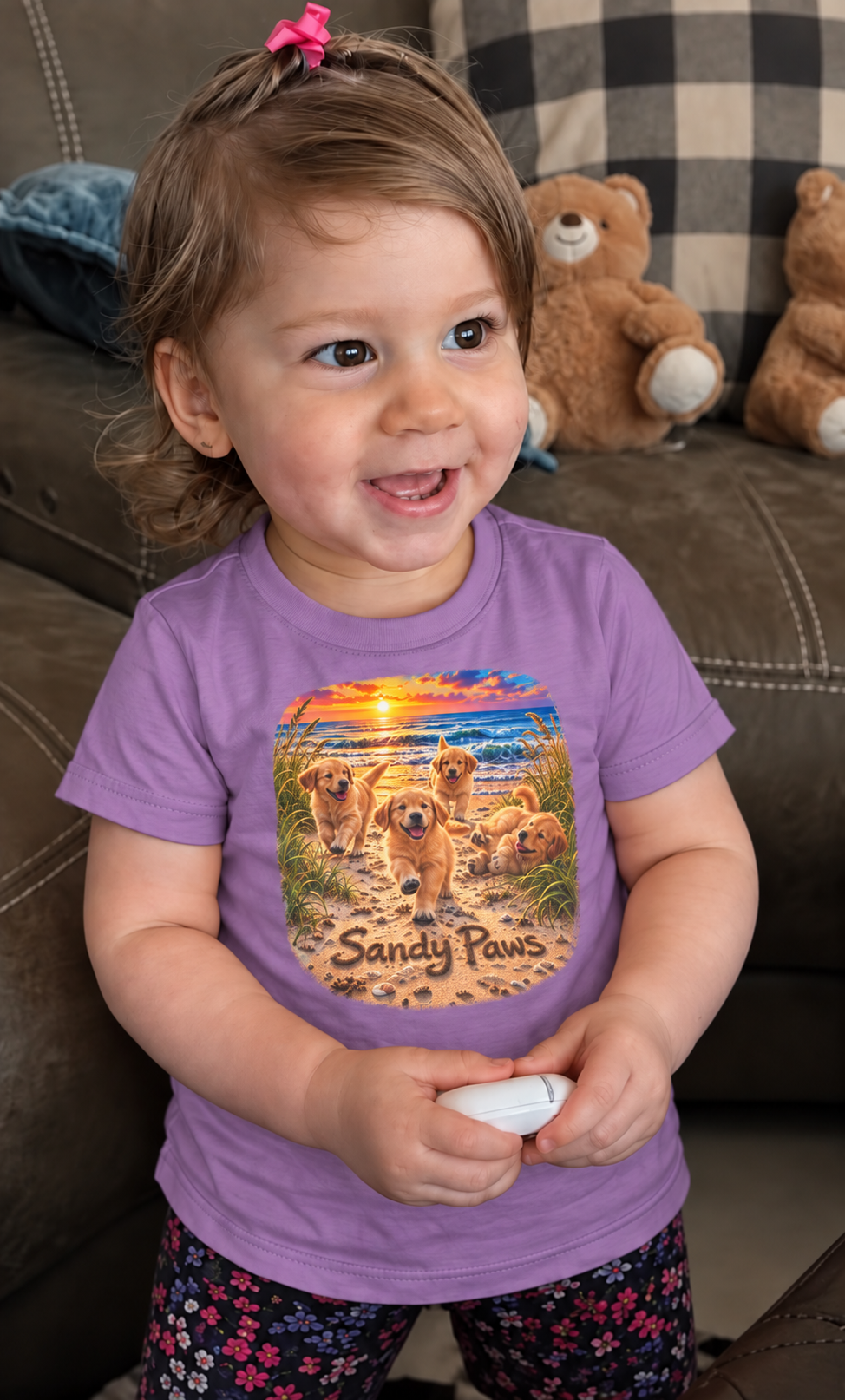 Infant Tee — Sunny Paws Beach Puppy Graphic