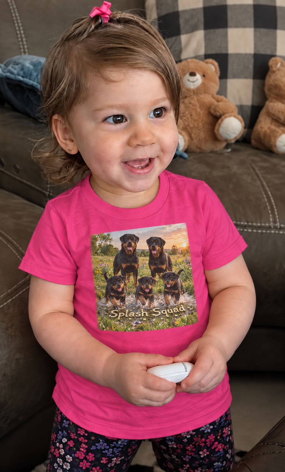 Infant Tee — 'Splash Squad' Rottweiler Puppy Graphic