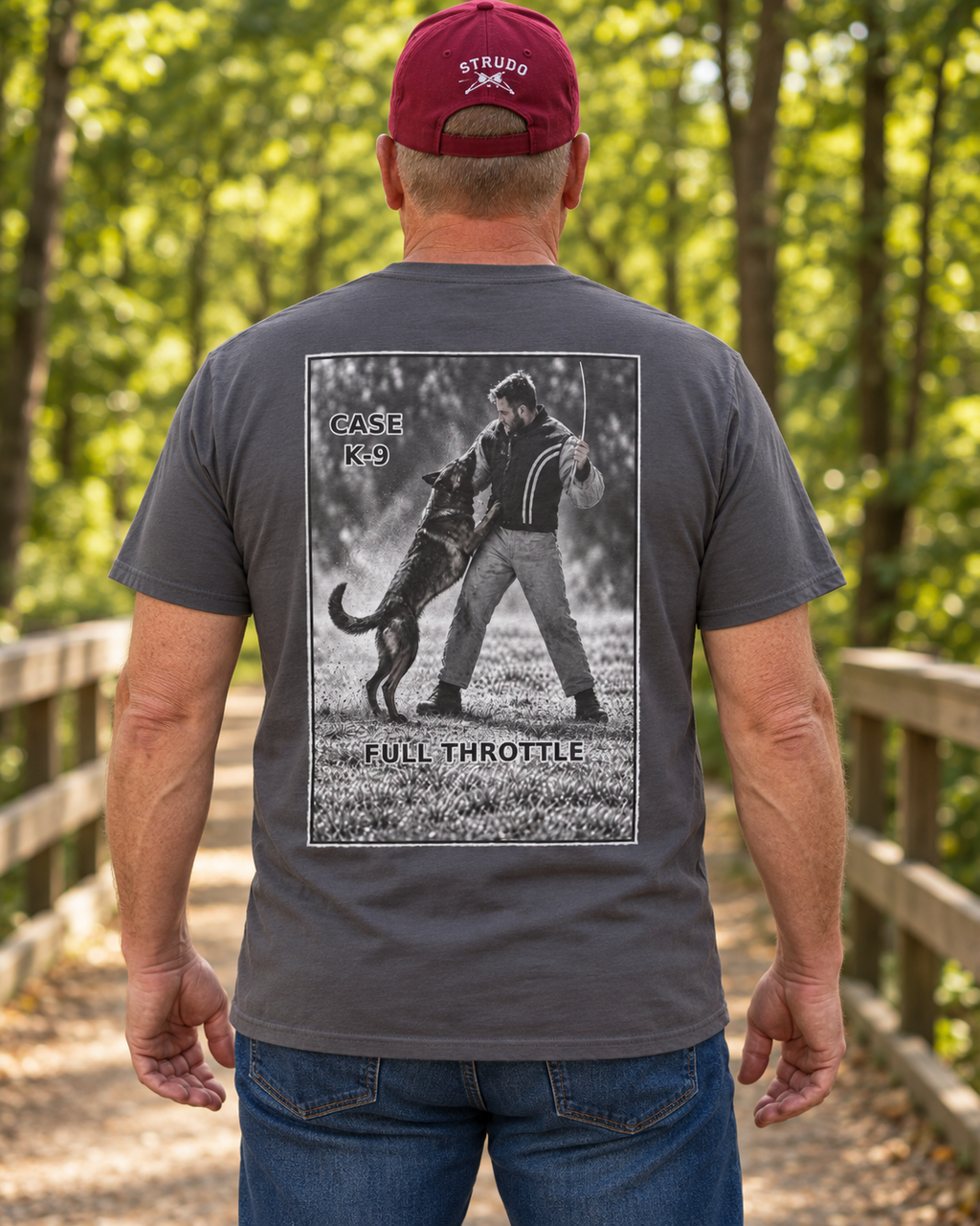 Full Throttle K-9 Training Tee — Dutch Shepherd K-9 Graphic