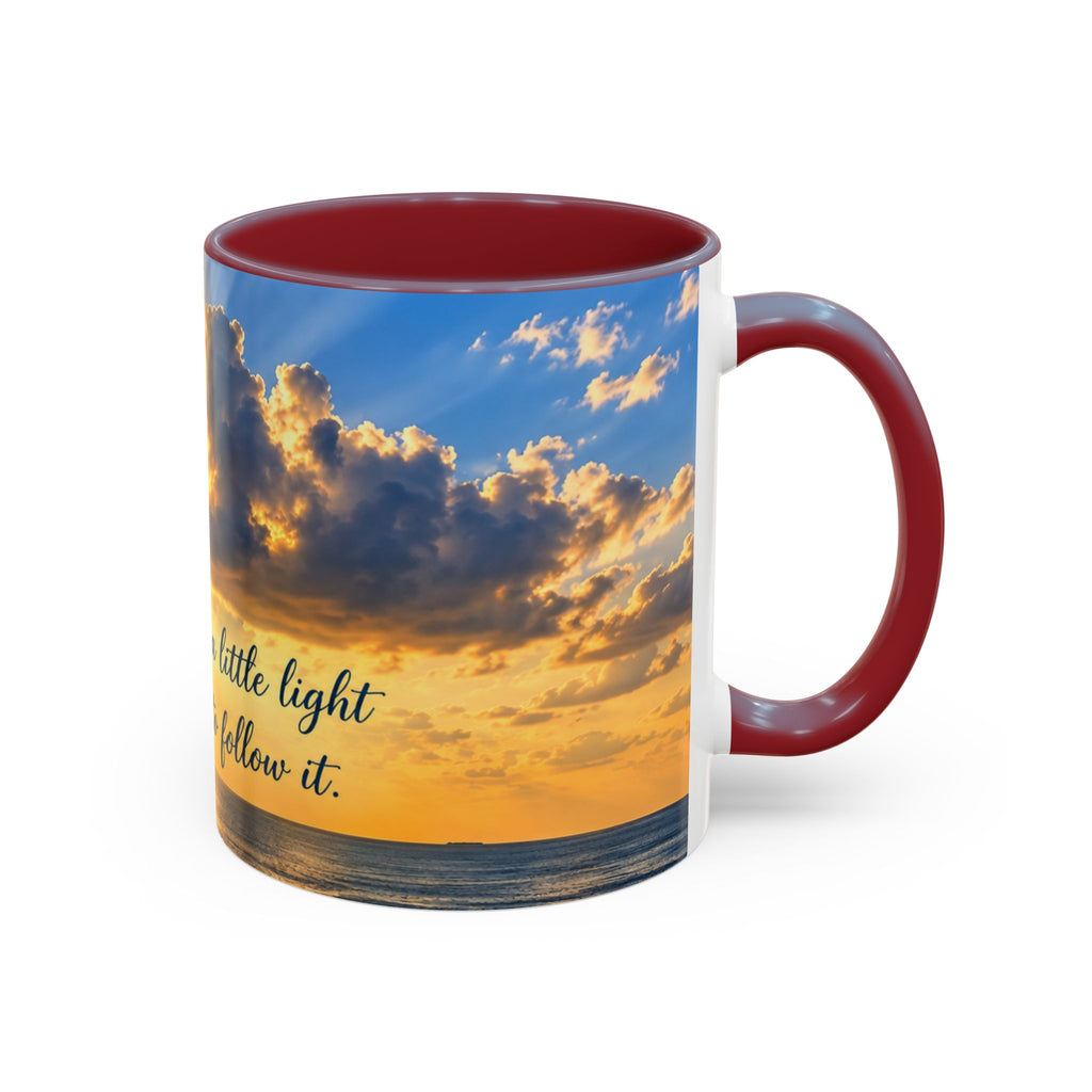 Coffee Mug – Inspirational Sunrise “Begin with a Little Light”