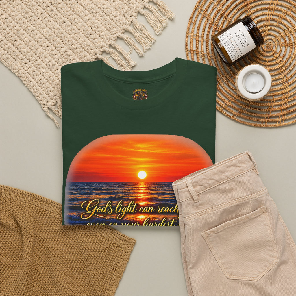 “You’ll Light Up My Whole World” Sunset Quote T-Shirt
