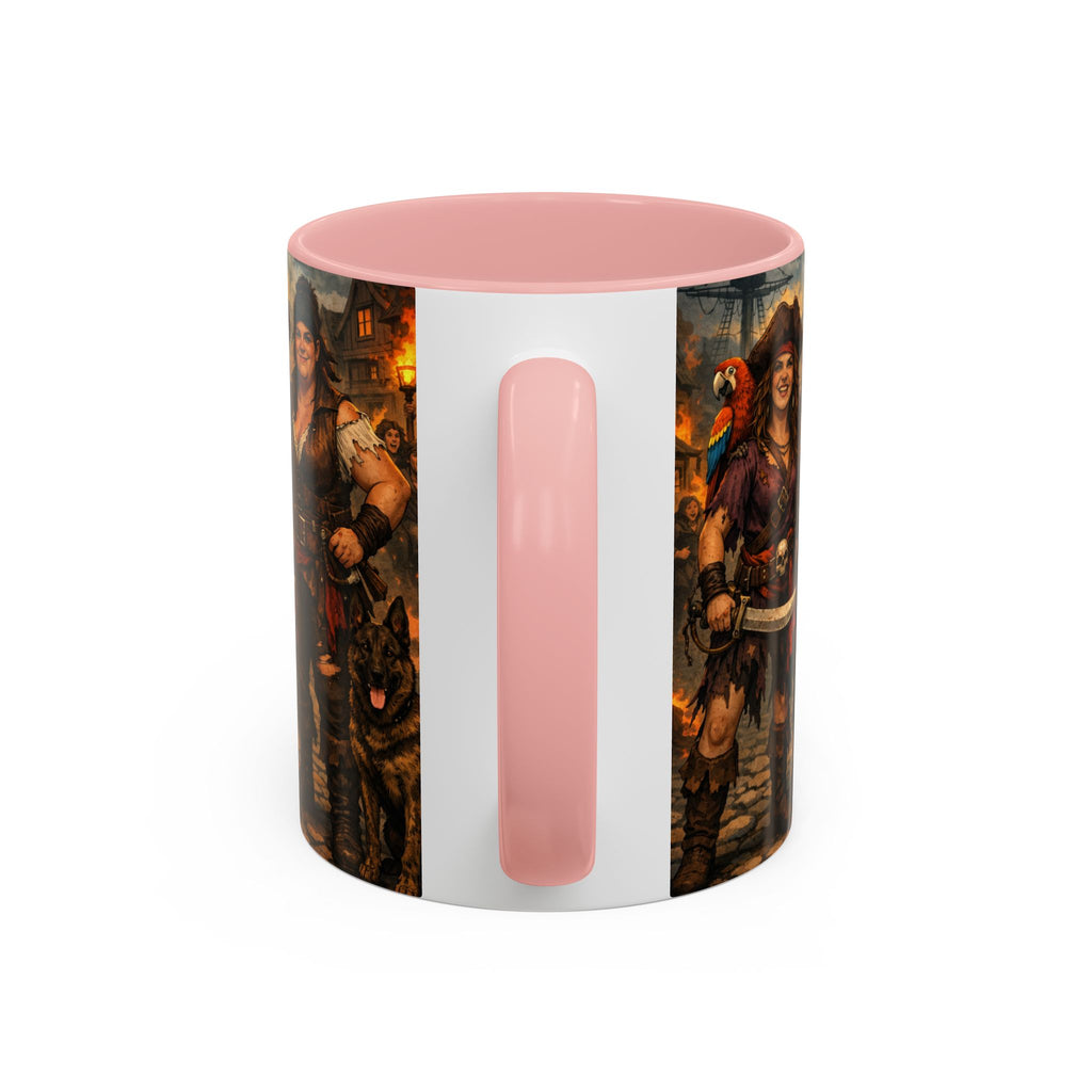 Pirate Family Coffee Mug — Fantasy Buccaneer Artwork 11/15oz