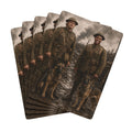 WWI Soldiers & Dogs Poker Playing Cards — Vintage Military Playing Cards