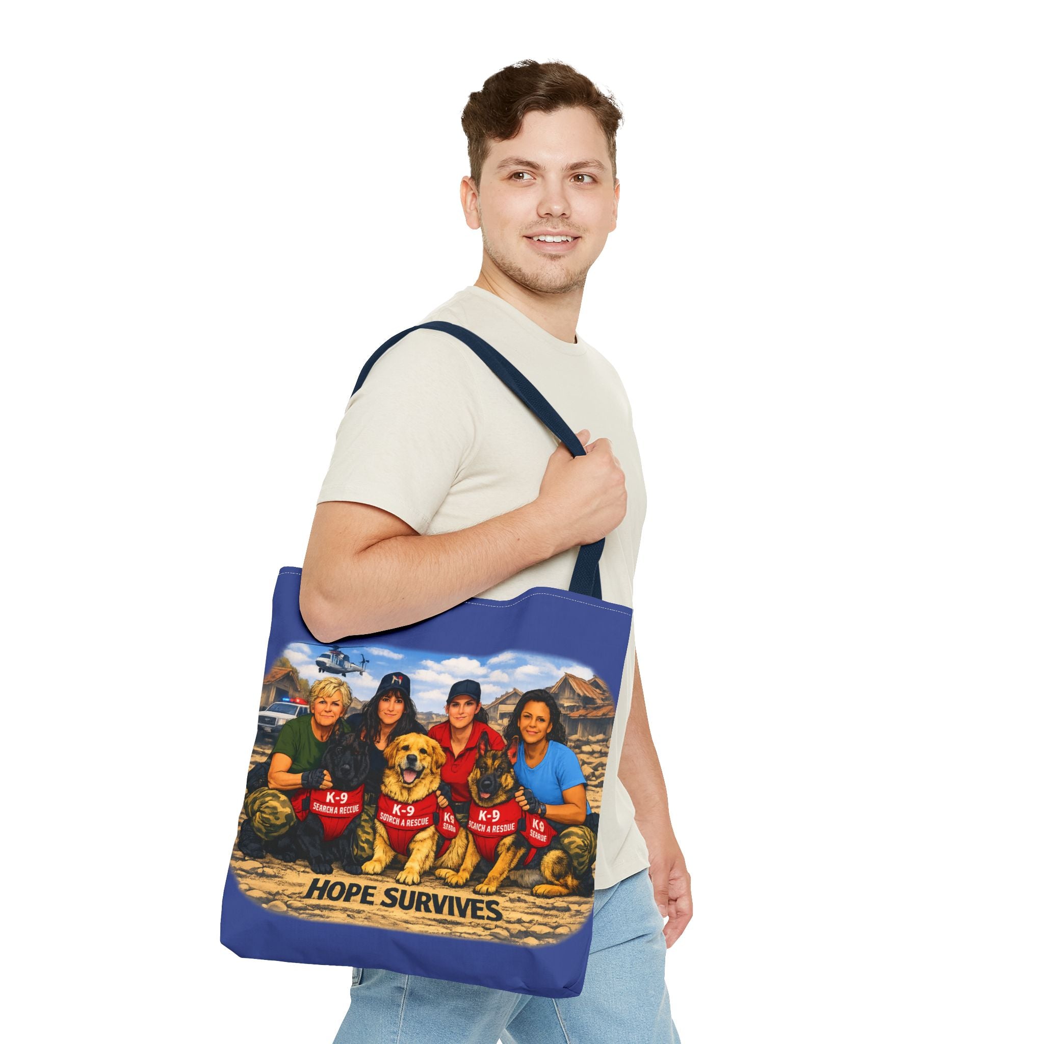 Tote Bag — K-9 Search & Rescue 'Hope Survives' Memorial Tote
