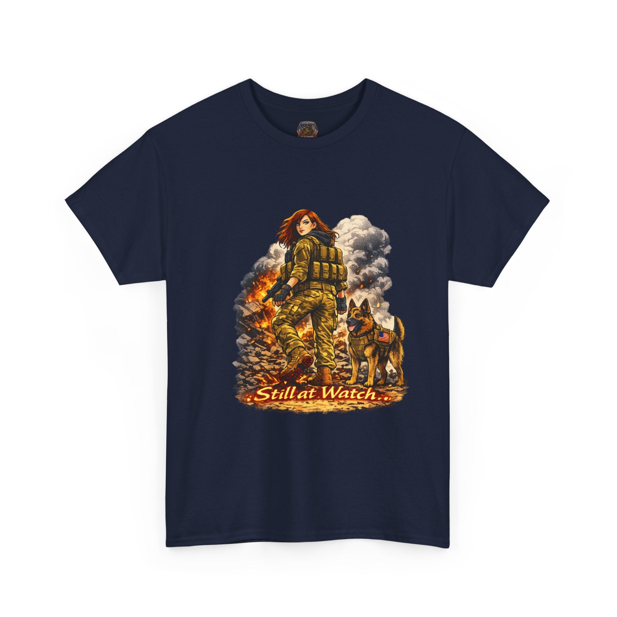 Still At Watch Guard & K9 T-Shirt