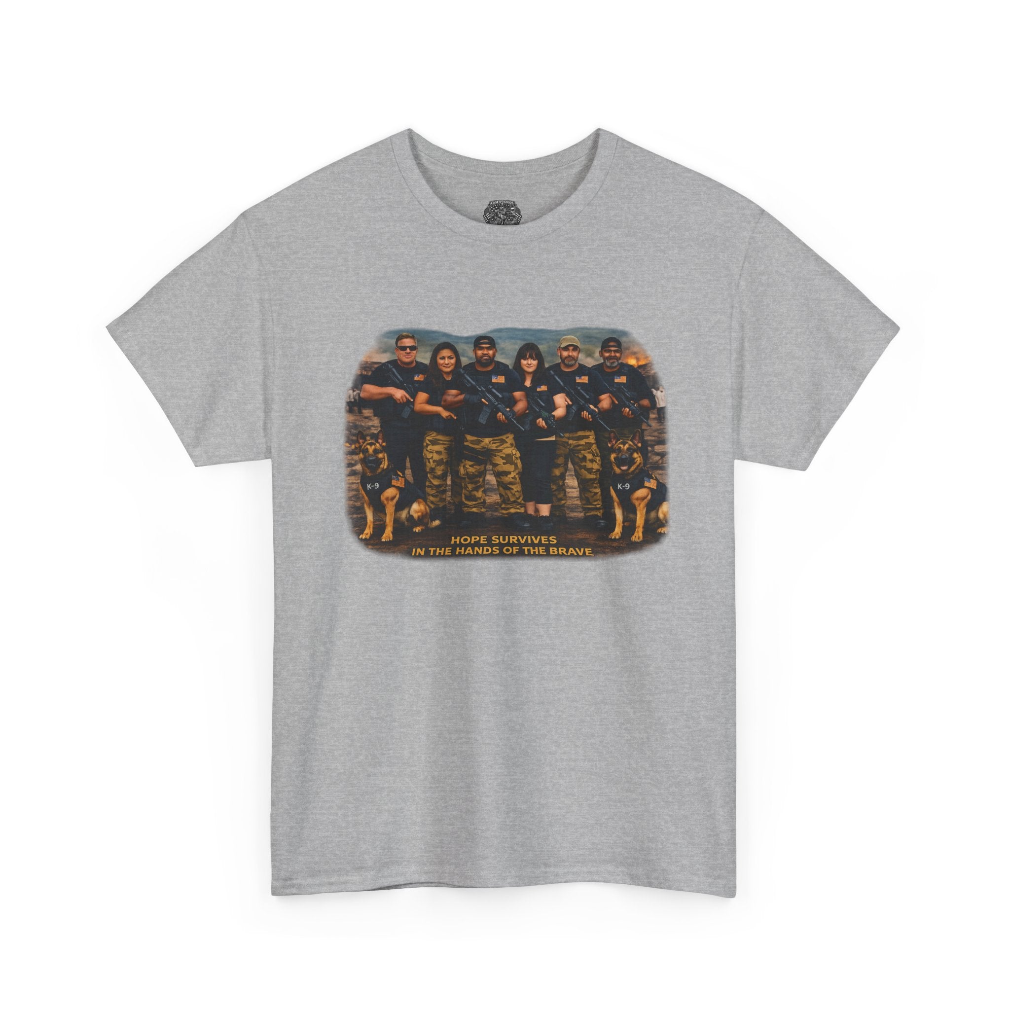Vintage Military K-9 Unit T-Shirt – 'The Original K9' Retro Dog Handler Crew Tee