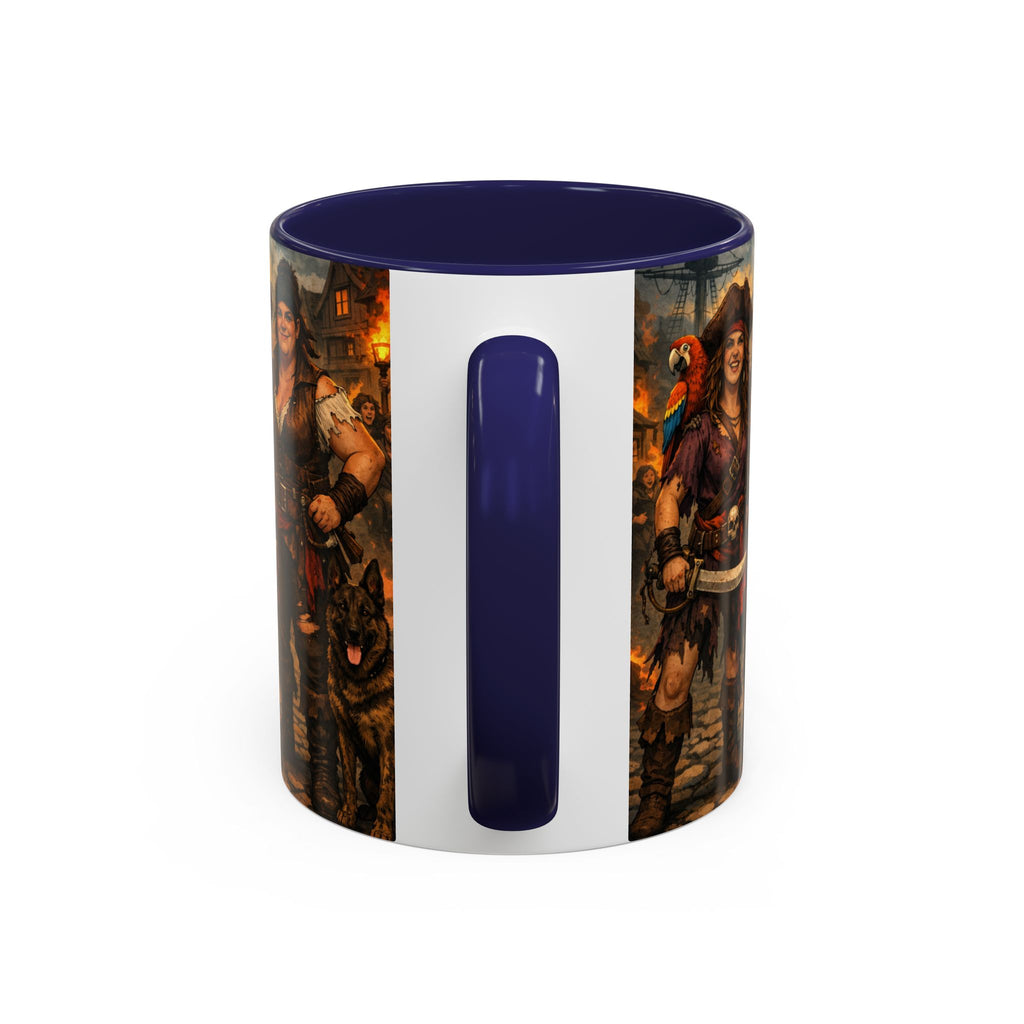 Pirate Family Coffee Mug — Fantasy Buccaneer Artwork 11/15oz