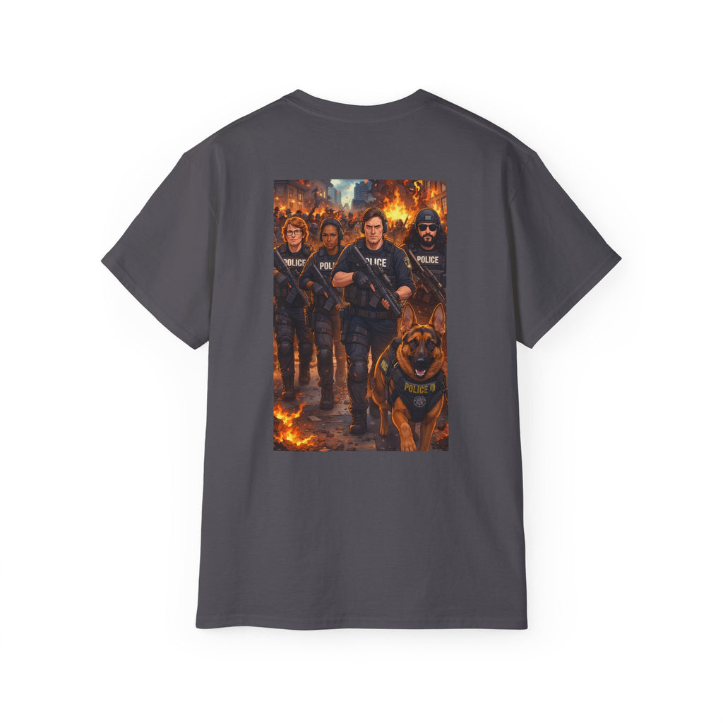 Police K9 Unit Tee — Tactical K9s Graphic Cotton Shirt