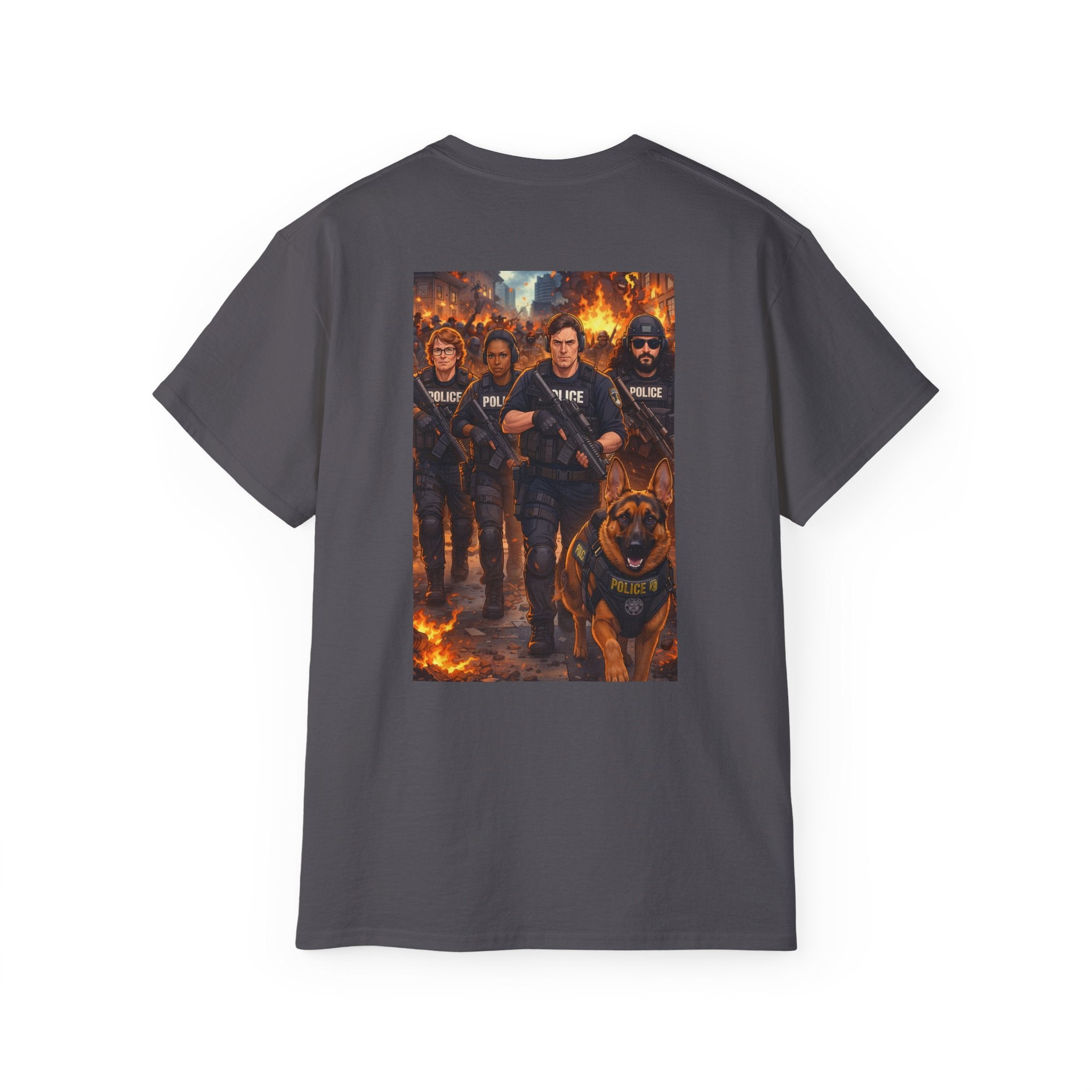 Police K9 Unit Tee — Tactical K9s Graphic Cotton Shirt