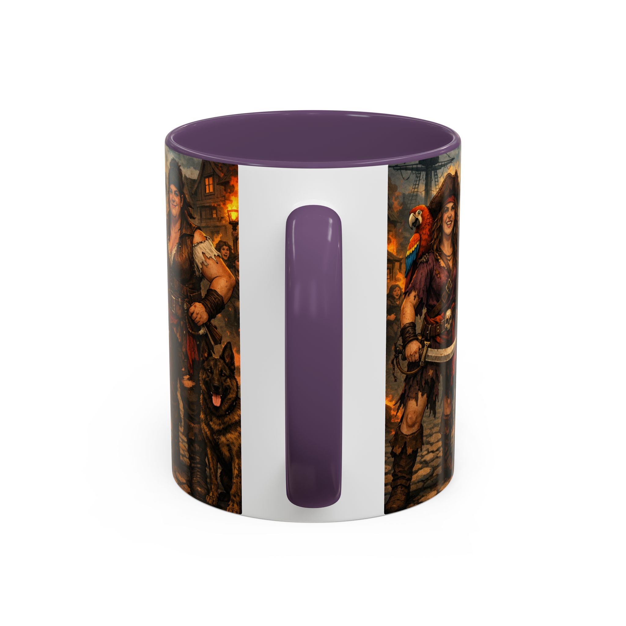Pirate Family Coffee Mug — Fantasy Buccaneer Artwork 11/15oz