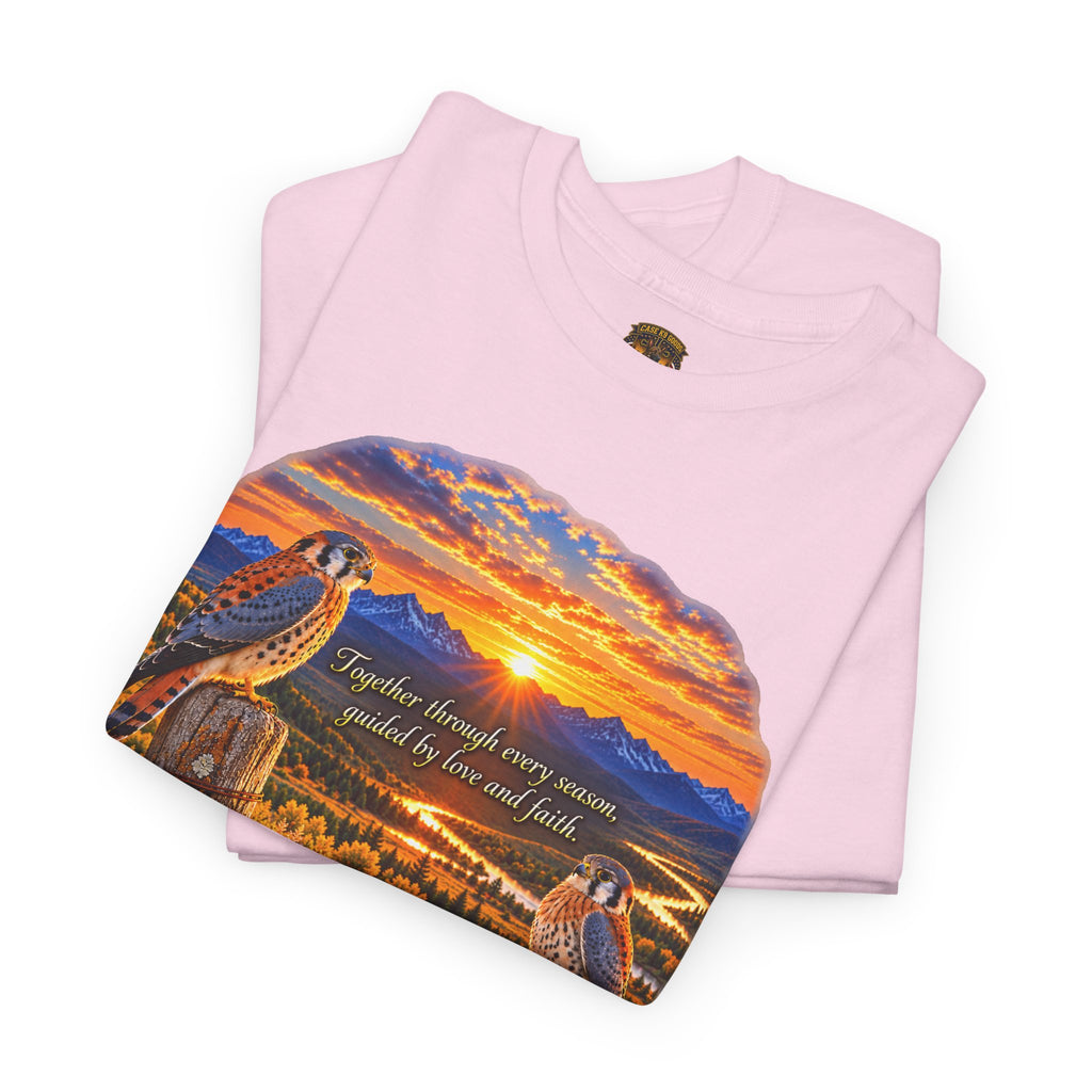 Sunset Mountain Eagle Wildlife T-Shirt