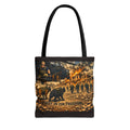 Tote Bag — "First In For Freedom" Military Scene Tote