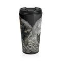 Tactical K9 Stainless Steel Travel Mug — Military Dog Handler Mission Shield Design