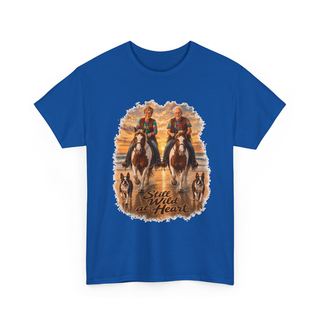 Wild at Heart Horse T-Shirt — Couple Riding Graphic Tee