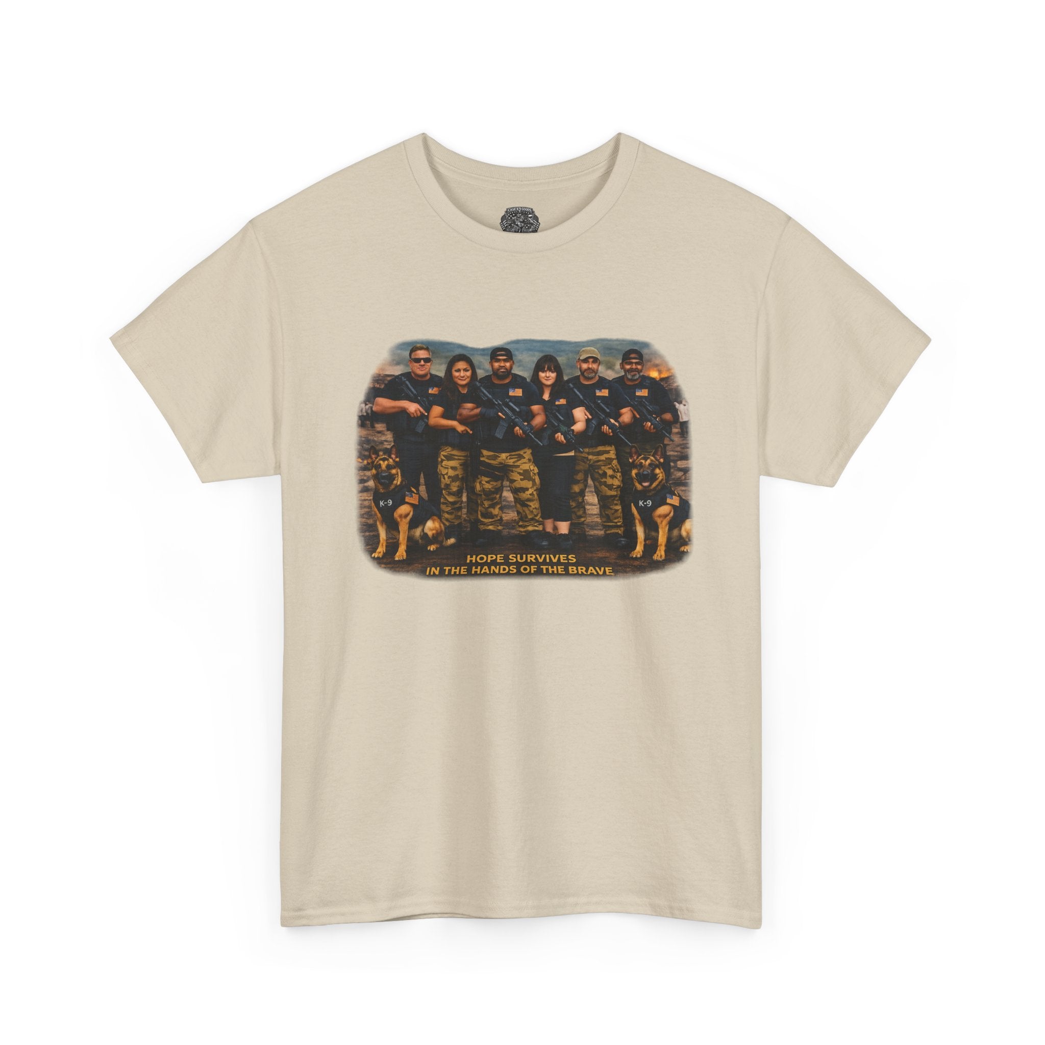 Vintage Military K-9 Unit T-Shirt – 'The Original K9' Retro Dog Handler Crew Tee