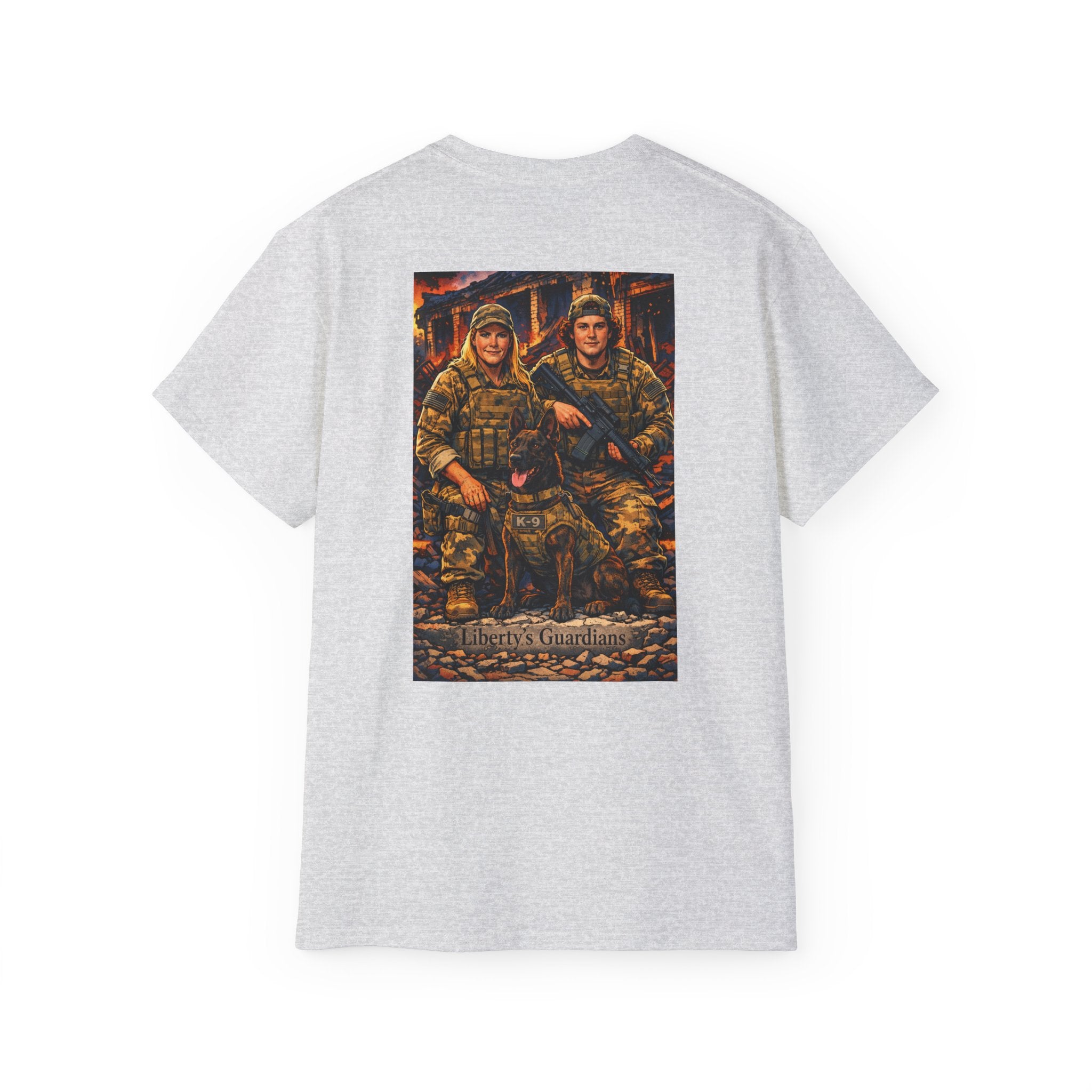 Veteran Guardians Graphic Tee — "Liberty's Guardians" Military Tribute T-Shirt